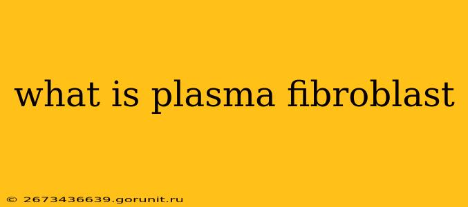 what is plasma fibroblast